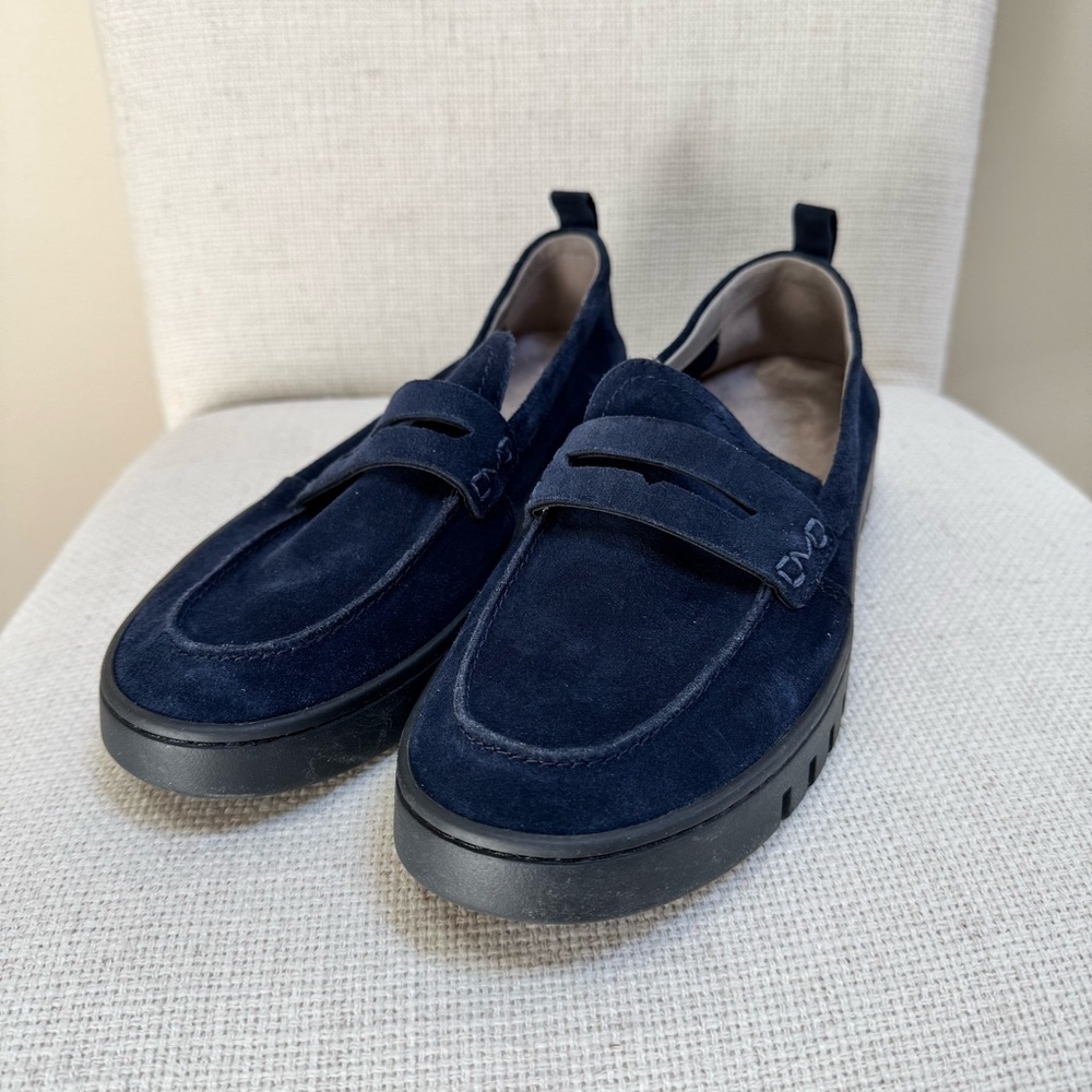 VIONIC Uptown Loafer Navy Suede size 10 - Picture 4 of 16